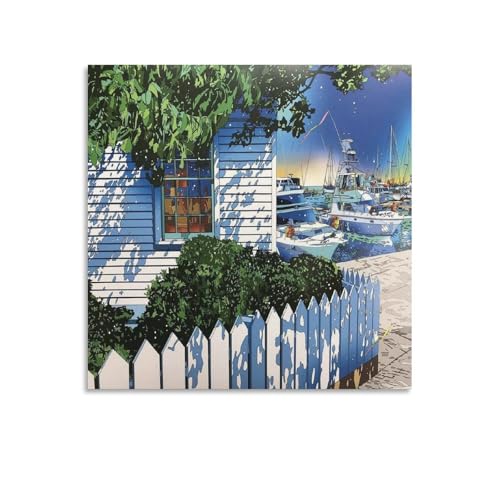 ��؉p�l �A�[�o���E�|�b�v�E�A�[�g�E�|�X�^�[12 �������� �L�����o�X�E�H�[�� �ǂ̊G �Ǌ|�� �z�[���A�[�g���[�N12x12inch(30x30cm)