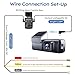 Dash Cam Hardwire Kit USB C Microwave Radar Sensing Dashcam Hardwiring Kit 12V-24V to 5V/3A Dash Camera Adapter Hardwire Charger Cable 11.5ft (Type C USB)