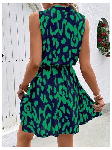 Image of SOLY HUX Women's Summer Wrap Dress Flowy Belted Vacation Short Dresses