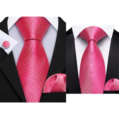 Barry.Wang Pre-Tied for Kids Adjustable Boys Father-son/Brothers Tie Sets Pocket Square Cufflinks Set Teenager Graduation