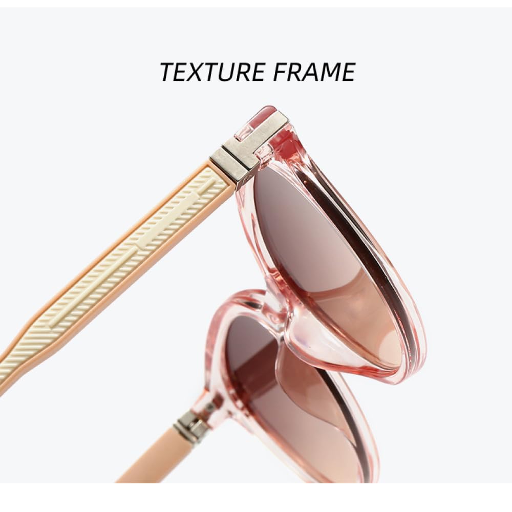 Gafas de sol Mujer Vintage Gafas de sol Estilo retro Moda Pesca Gafas ligeras UV400