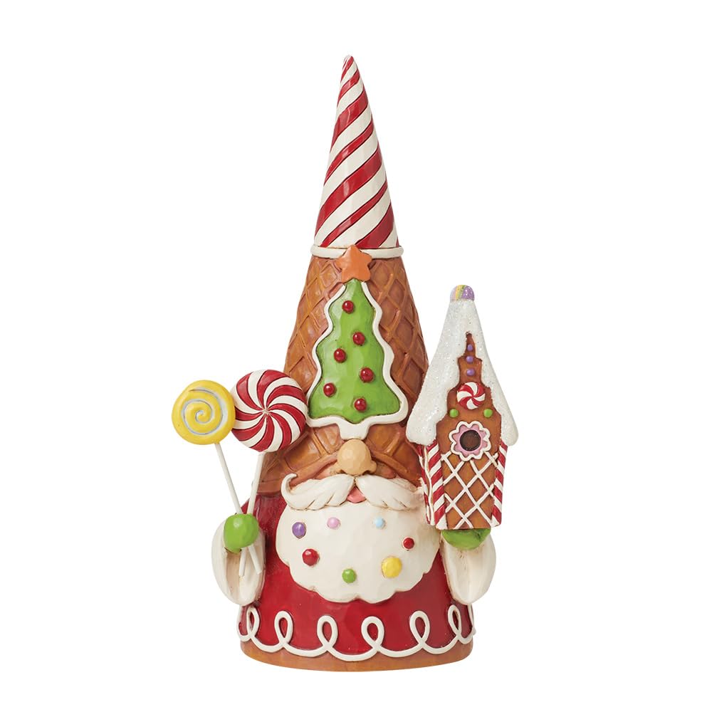 Figurine Nain de Noël Pain d'Épice Enesco statuette décoration maison interieur multicolore