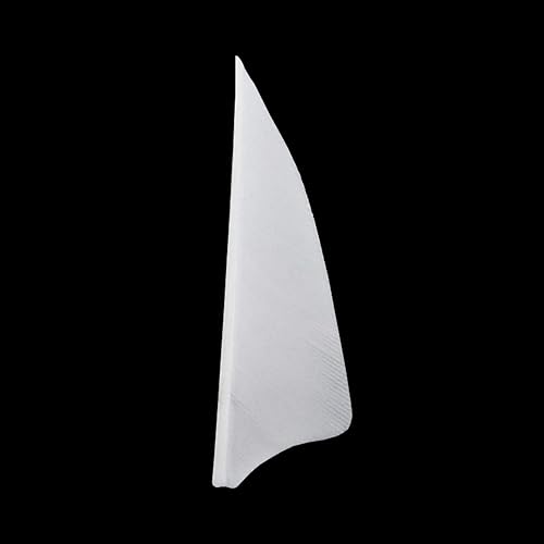 Miniatura 59 de Arrows - Plumas reales de 3 pulgadas con corte de escudo para cañas de tiro de caza DIY (paquete de 36)