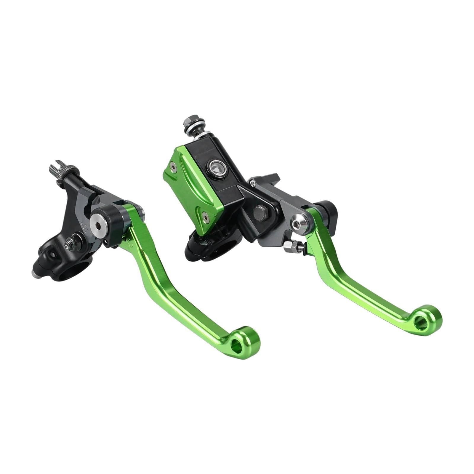 Gwearu Green Clutch Lever For Drz400s Drz400sm Rmz250 Rmz450 Rm 85 125 250 Rmx 250S 450Z Dr 250R 7/8" Hydraulic Brake & Cable Clutch Lever