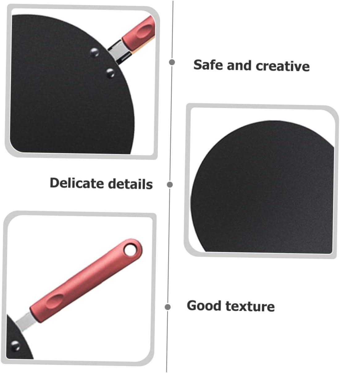 PRETYZOOM 1set Nonstick Frying Pan Multifunctional Cooking Skillet for Pancakes Steaks Lightweight and Ergonomic Design for Home Use Gas Electric Stovetops