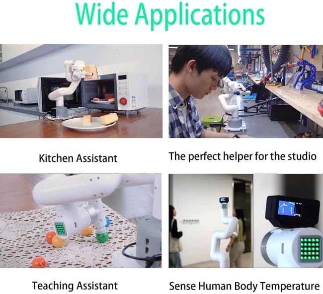 Miniatura 5 de Brazo robótico, ELEPHANT ROBOTICS myCobot 280 con M5Stack, robot colaborativo, brazo robot de escritorio de código abierto de 6 ejes, robots