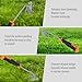 SIXCAR Weed Remover Tool,Portable Garden Weeder Tool,New Gardening Weeding Tools,for Garden Hand Tools for Vegetable Gardening Backyard Farm Planting & Uprooting Weeding Tool (Rubber Handle)