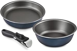 SHINEURI Nonstick Pan with Removable Handle Set