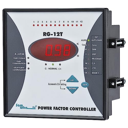-Controlador de factor de potencia Dsp RG-12T, 12 pasos, 220VAC 50/60Hz