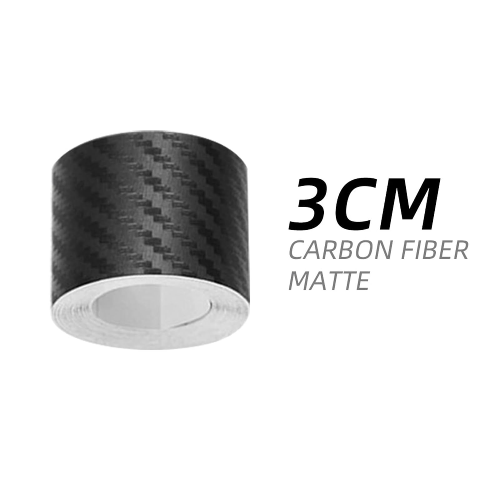 Moldura Protectora del Maletero Adhesivo de Fibra Carbono para Coche=Cinta antiarañazos para Espejo Lateral umbral Puerta Coche, película Protectora Impermeable(Width 3cm,Length 5m)