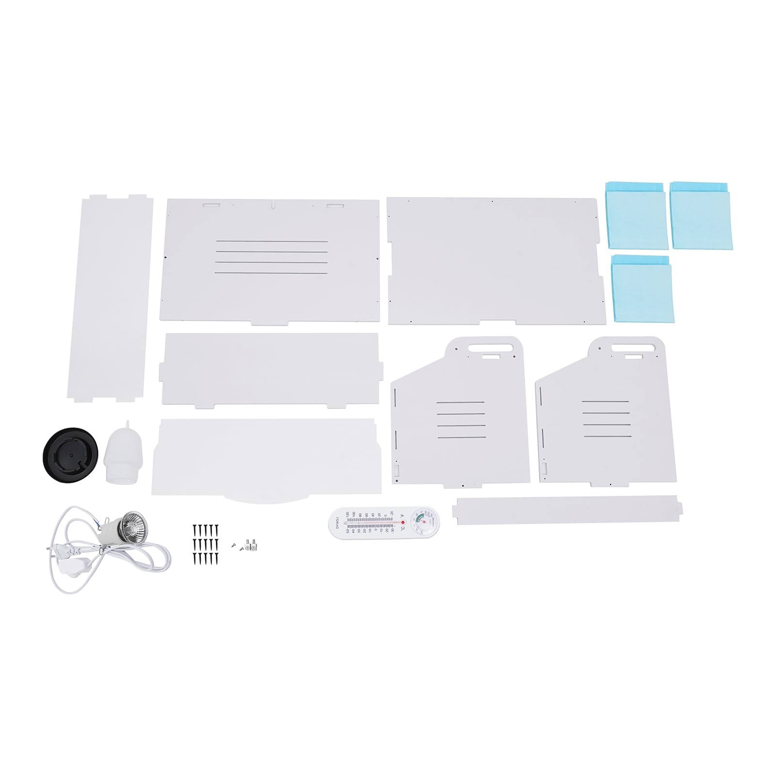 Caja De Cría De Pollitos,220V Incubadora Breeding Box Breeder Máquina De Criador De Pollo Totalmente Automática Con Termómetro,Para Reptiles De Aves De Coral