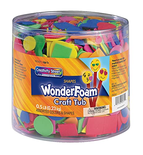 Creativity Street Wonderfoam Sheets, Assorted Colors, Ages 3+ - 40 pieces