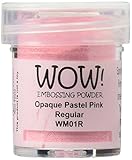 15ml Bote Wow Embossing Powder WOW! Goffratura polvere 15ml-pastello rosa