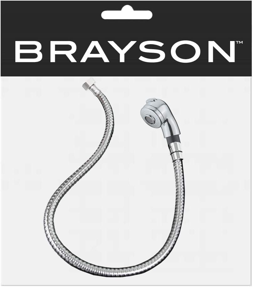 Salon Equipment Large Chrome Shampoo Sprayer Head w/Chrome Hose SA-30B