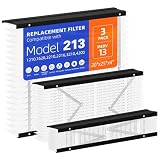 3 Pack 213 Replacement Filter,MERV 13,Compatible with AprilAire 213 Whole House Air Purifiers Models,1210,1620,2210,2216,3210,4200,HVAC Furnace Filter Replacement,20x25x4 Air Filter