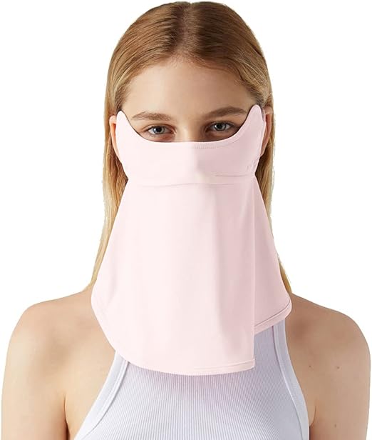 Neck Gaiter Face Scarf Cover Sun Protection Balaclava Cloth Bandanas with Ear Loops 19SSF018