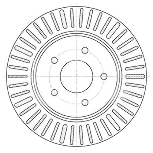 Borg & Beck BBD5424 Brake Disc Pair To Fit Nissan X-Trail (T32) 04/14-