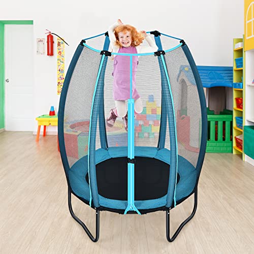 Giantex Trampoline for Kids, Mini Toddler Trampoline w/ Enclosure Net, ...