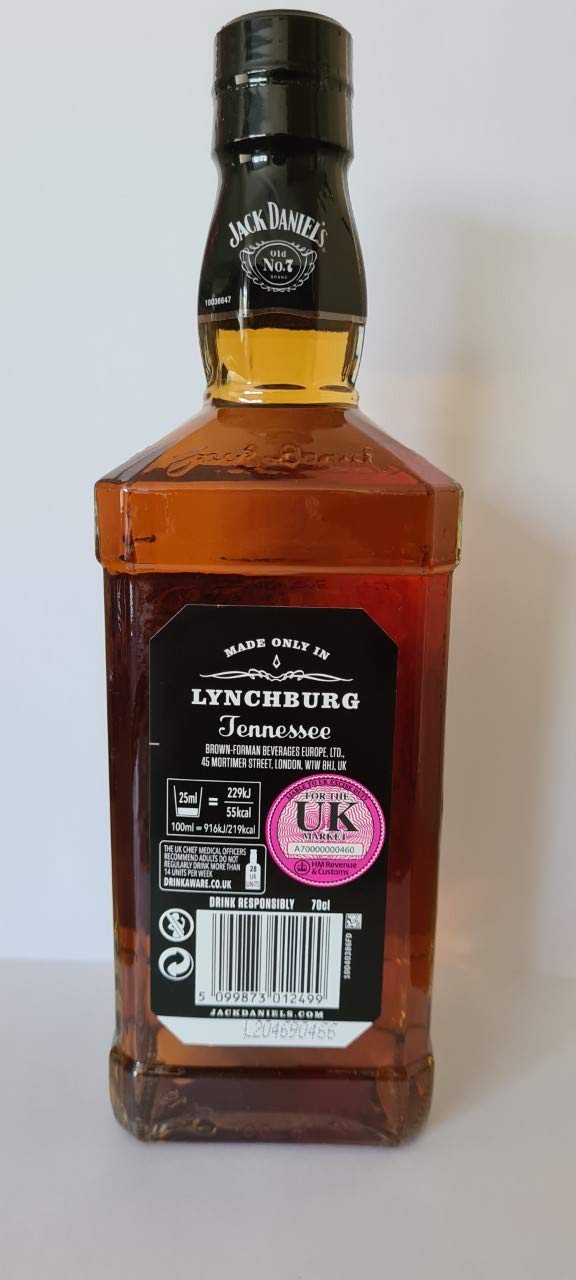 Jack Daniels Old No.7 Tennessee Whiskey 70CL, £22.99 Price Marked