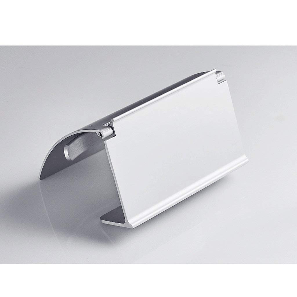 NEECS Portarrollos de Papel higiénico-Portarrollos de Papel higiénico de Aluminio Espacial con Estante montado en la Pared para baño Cepillado