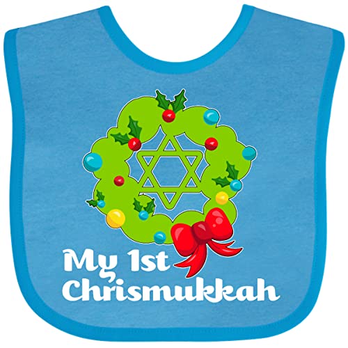 inktastic My First Chrismukkah Baby Bib