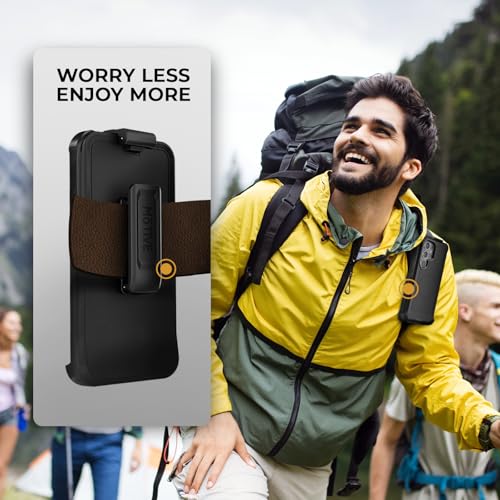 MOTIVE Designed for Samsung Galaxy s25 Ultra Case with Belt Clip, Magnetic Case Magsafe Compatible, Heavy Duty and Quad Layer Military Grade Protection for s25 Ultra Holster, 6.9" | Black by MOTIVE - Used condition - Image 3