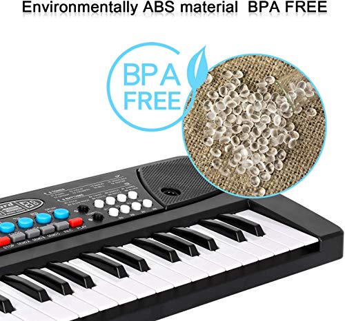Piano pour Enfants, 37 Touches Multi-Function Clavier électronique de Piano Jouets avec Microphone pour Enfants Garçon… - Les Beatles, Paul McCartney, John Lennon, RIngo Starr, George Harrison Piano pour Enfants, 37 Touches Multi-Function Clavier électronique de Piano Jouets avec Microphone pour Enfants Garçon… – Image 7