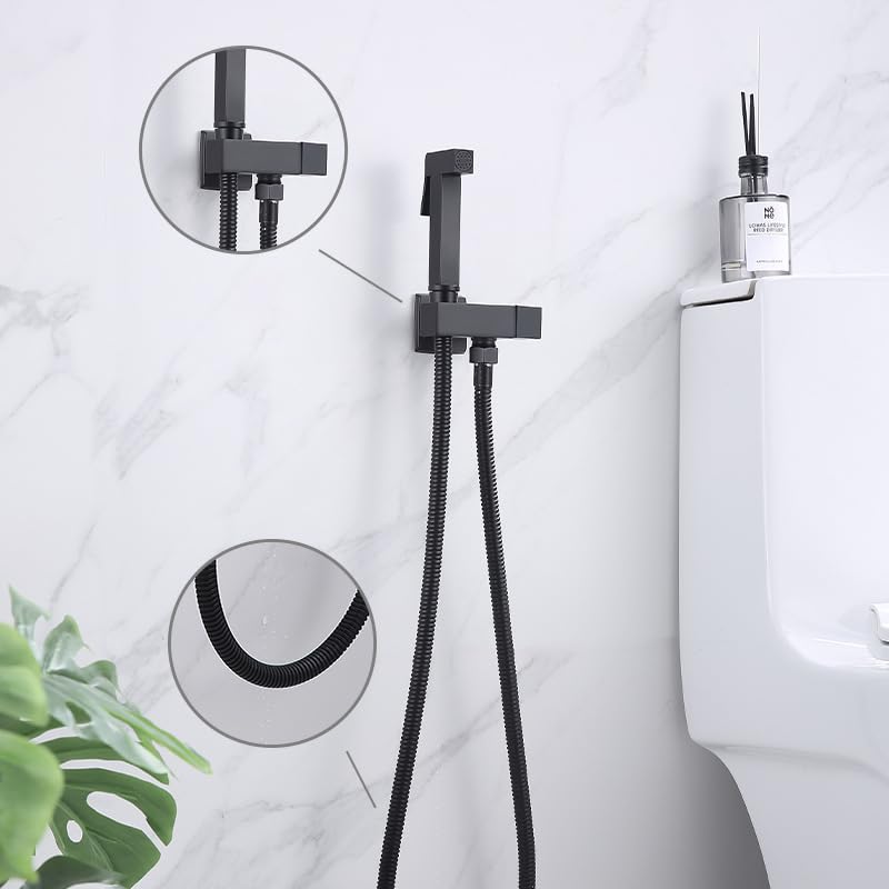 Handbrause für Toilette und Waschbecken, verchromt