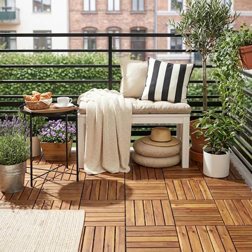 Dalles de terrasse bois pour rénover facilement un sol de balcon abîmé - 6