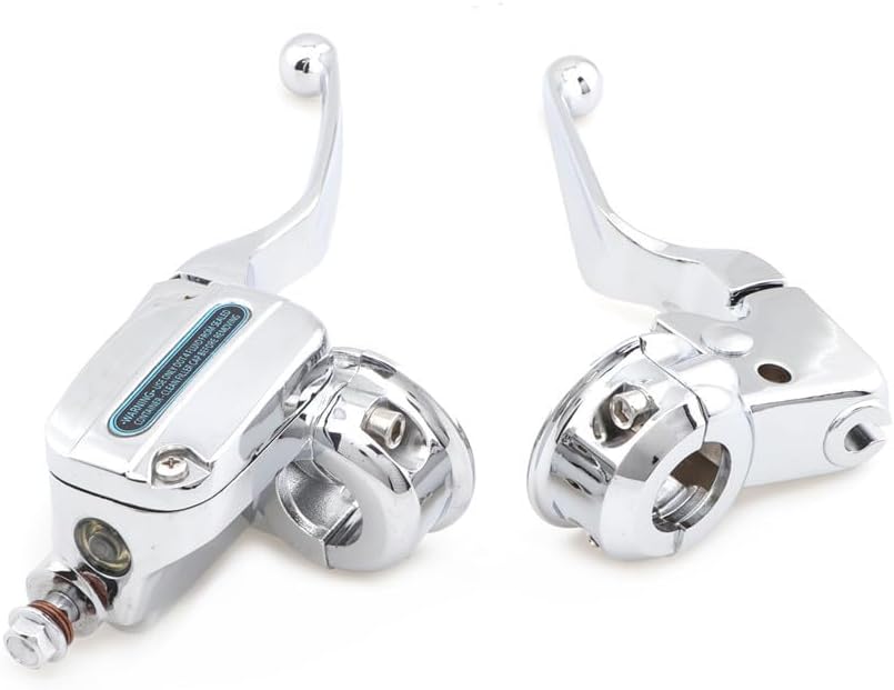 Motorcycle Chrome Brake Clutch Lever Pump Master Cylinder for Harley Touring Street Glide FLHX Electra Road Glide King 2008-2013