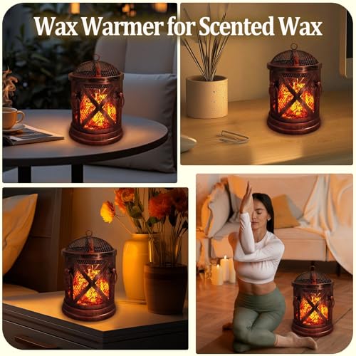 LIFFY Wax Melt Candle Warmer - Electric Melter with Lamp & Timer, Fragrance Warmer, Oil Burner, Aromatherapy Essential for Home & Office, Melt Warmer for Scented Wax Gift & Decor (Copper) by LIFFY - Used condition - Image 7