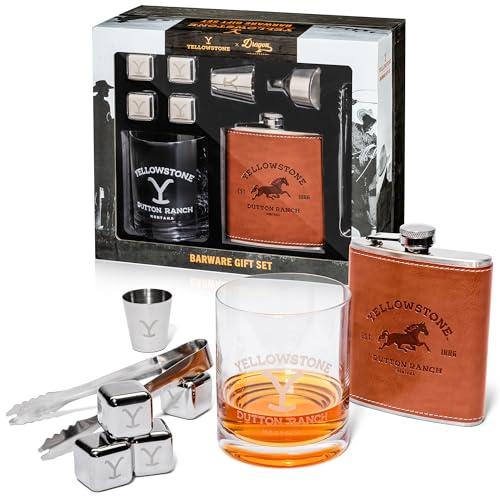 Juego de vasos Dragon Glassware Yellowstone pack 6 pzas miniatura 2