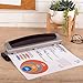 Swingline 3 Hole Punch, 10 Sheet Capacity Three Hole Puncher 3 Ring, Adjustable 2-3 Hole Paper Punch, Precision Pro, Black & Silver (74037)