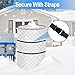 Round Well Pressure Tank Cover, Water Well Tank Covers Insulated, Insulated Well Pump Cover, 3 Layers Water Tank Insulation Blanket for Winter Freeze Proof, 20