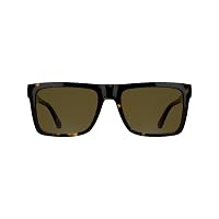 Calvin Klein Jeans Men's Sunglasses CKJ26601S - Dark Havana with Solid Khaki Lens