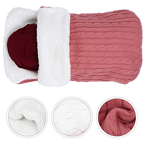 Toyvian Saco de Dormir para Recém-Nascidos Cashmere Embrulhar Bebê Quente Embrulhar Carrinho à Prova