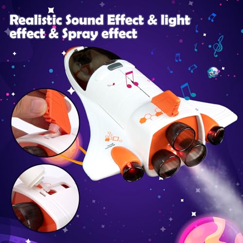 image for JIPITIMI Spaceship Shuttle Toy for Kids, Space Rocket with Astronaut ,