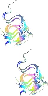 Totority 2 Peças Adesivo De Capa De Máquina De Totem De Dragão Pasta De Automóvel Calcomanias Para Autos Adesivos Para Decalques De Veículos De Carro Adesivo De Carro Vinil Adesivos