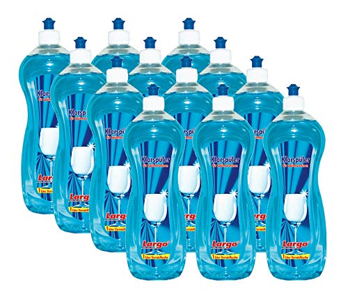 Preisvergleich Produktbild 12er SET Klarspüler 1 L für Spülmaschinen Largo / Spülmaschinenklarspüler
