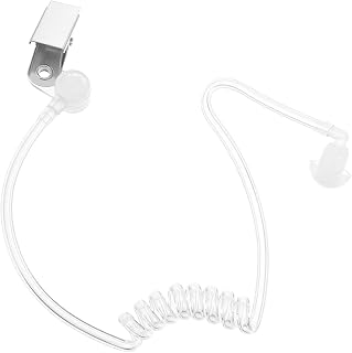 UKCOCO 2pcs Earpiece Headphone Accessories headphones 2 way radios over ear headphones wired Transparent Coil Audio Tube Wired Acoustic Tube Acoustic Tube Earpiece Replacement