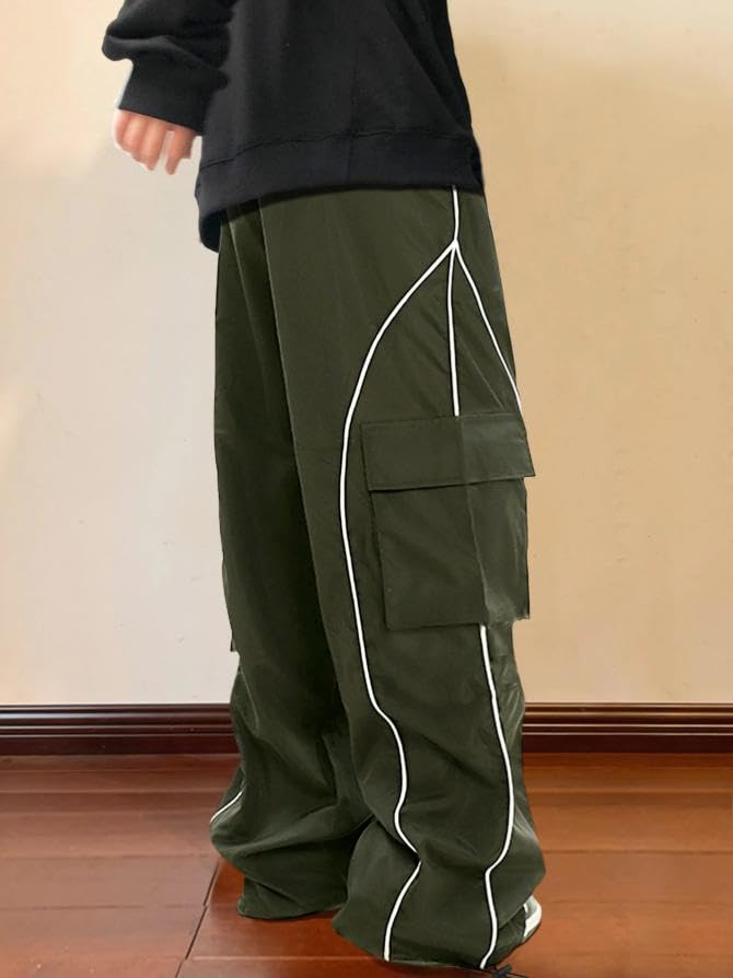 ZAFUL Men's Casual Straight-Leg Fashionable Versatile Overalls2