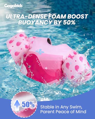 Image of Gogokids Puddle Float Jumper 24-66 Pounds, Toddler Swim Vest Kids Floaties