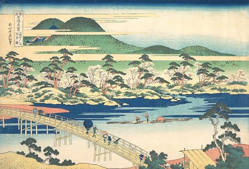 Impresiones de lienzo y cuadros decorativos de Hokusai en 60x90 cm para pared de salón