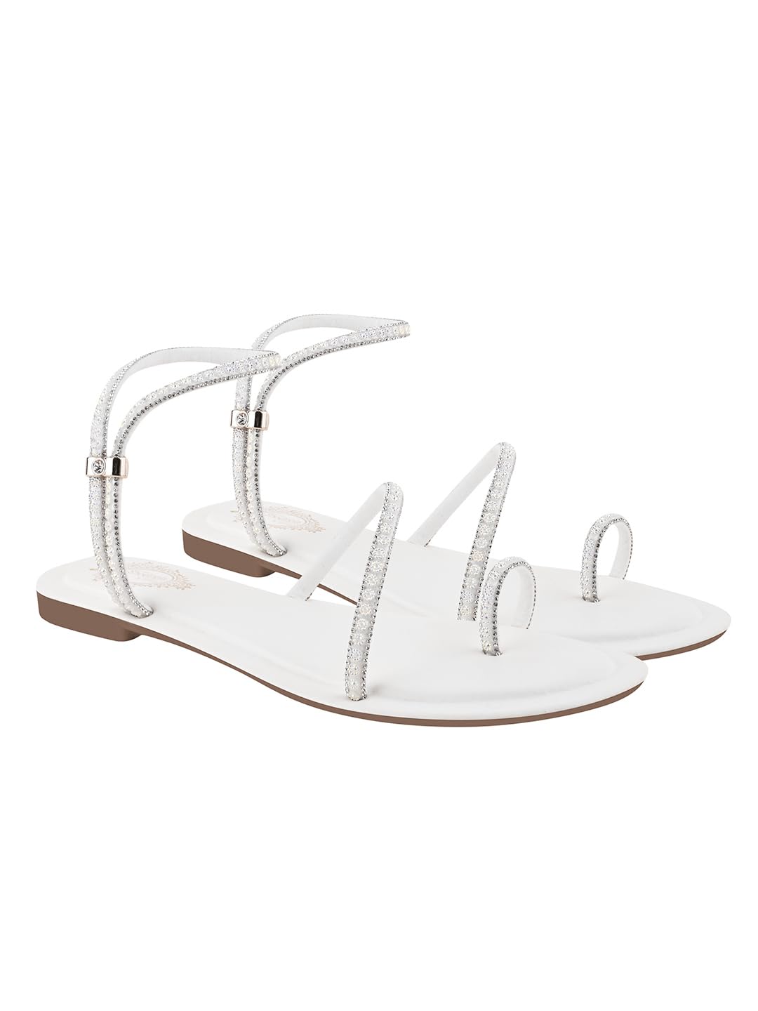 Women’s Chic Square-Toe Slides with Embellished Pearl Strap || Casual, Ethnic, Party, Wedding, Festive Comfortable-image-24