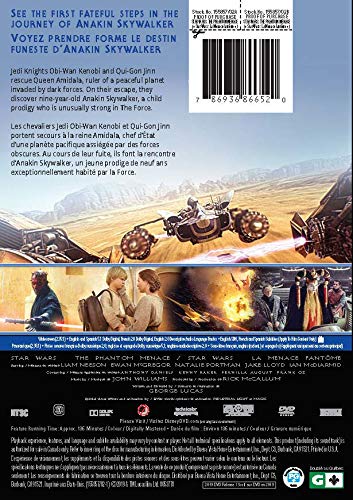 Star Wars: The Phantom Menace [Dvd] [Edizione: Stati Uniti] - PT01