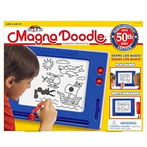 Cra-Z-Art Retro Magna Doodle – 50 Years of Creative Fun – Classic Magnetic Drawing Board Toy, Ages 3+