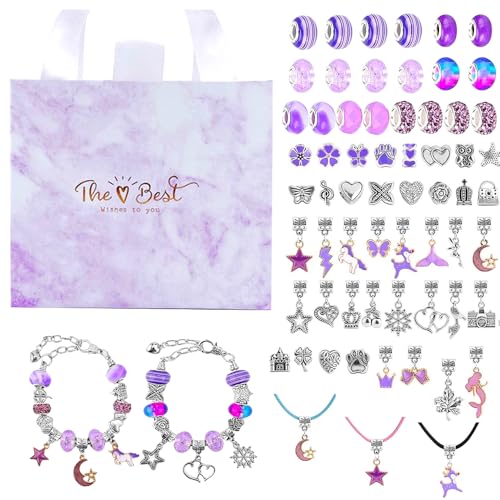 Kit fabrication bijoux licorne VorPrillynt de 66 pièces