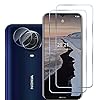 GIOPUEY Screen Protector&Camera Protector Compatibel met Nokia G20, [2+2 Pack] 9H gehard glas, geen bubbels, ultra dun…