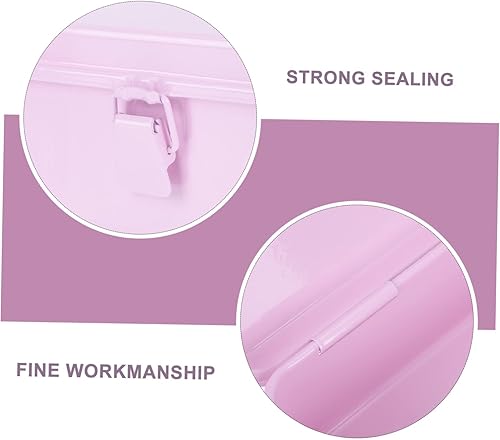 Miniatura 6 de Operitacx Caja de almacenamiento de caja de lata de almacenamiento de joyería de estaño para servir plato de regalo para aperitivos, bandeja para