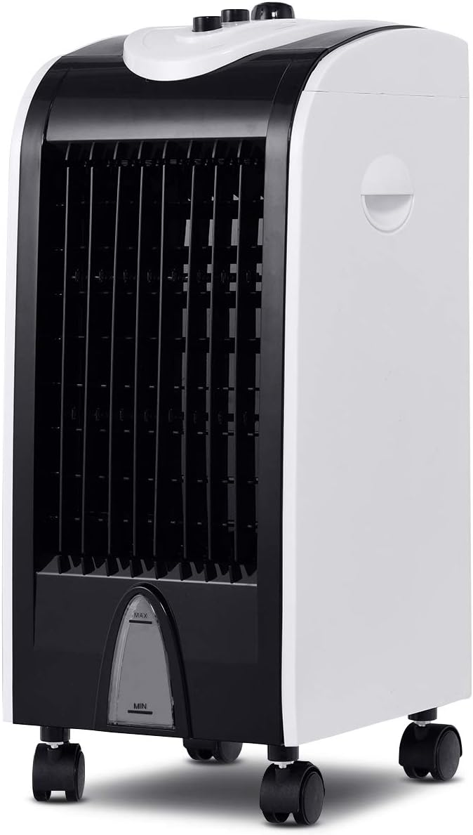 Air Conditioner Cooler with Fan & Humidifier Portable Evaporative Quiet Electric Fan with Filter Knob Control (24" H)